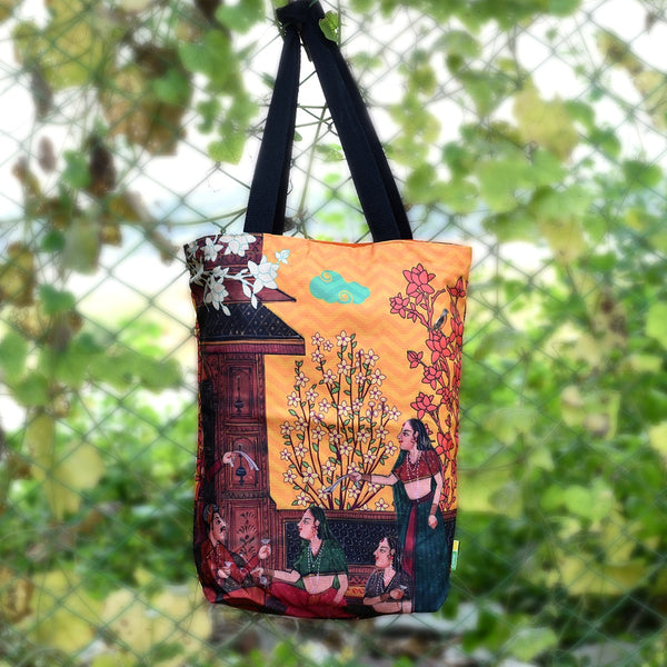 Indian Art Balcony RPET Bag