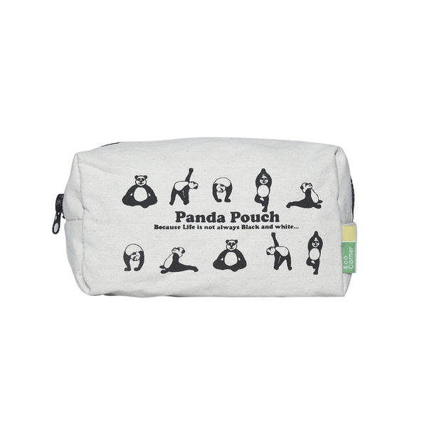 Panda Canvas Pouch