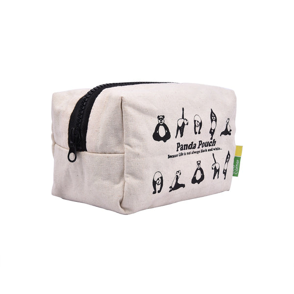 Panda Canvas Pouch