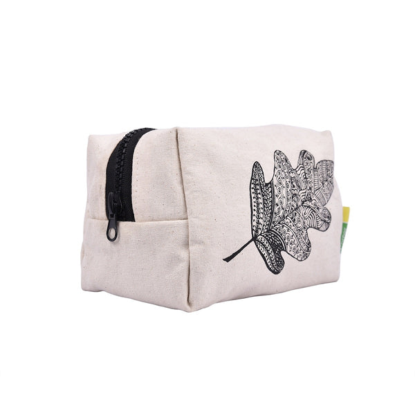 Leaf Canvas Pouch
