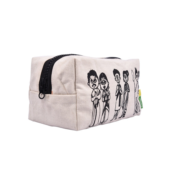Indian couples Canvas Pouch