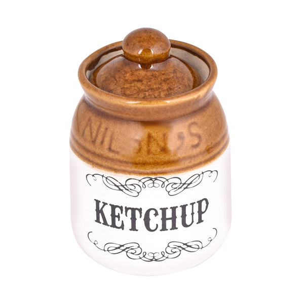 Ketchup Ceramic Jar