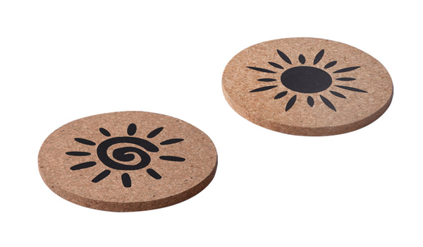 Sun Cork Trivet Set of 2