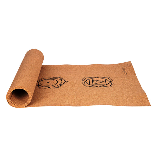 7 Chakra Premium Cork Yoga Mat