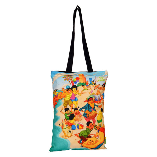 Beach Cotton Tote Bag