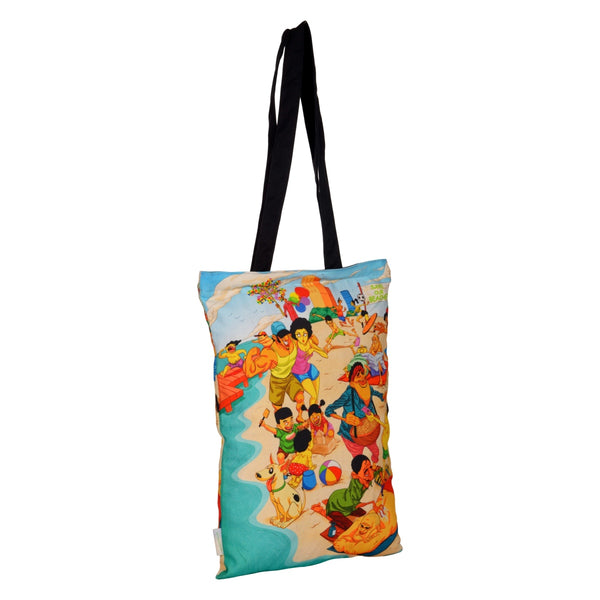 Beach Cotton Tote Bag