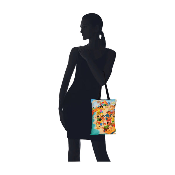 Beach Cotton Tote Bag