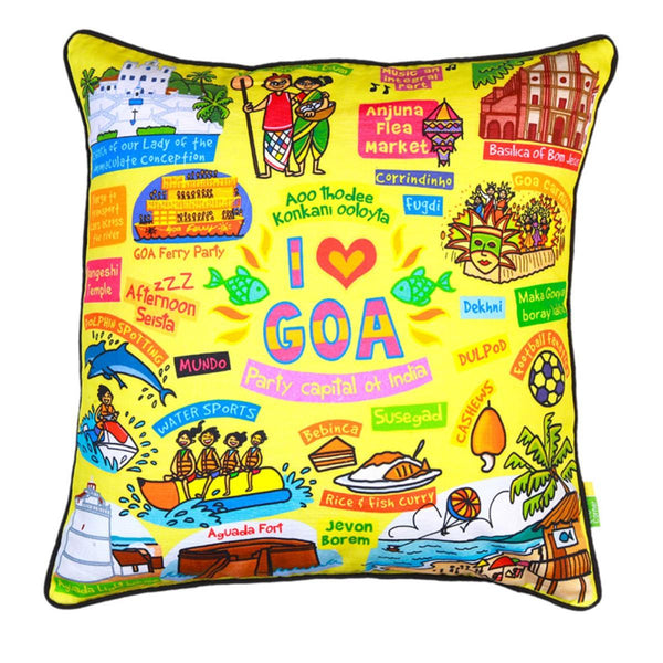 Coloured Goa Cushion Cover