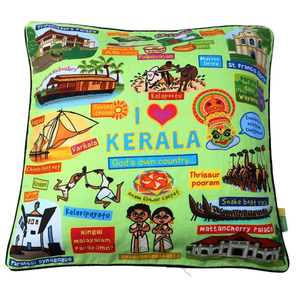 Coloured Kerala Cushion Cover