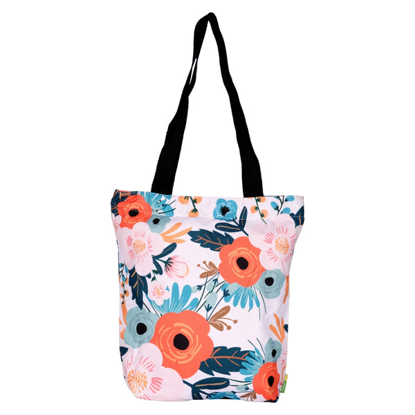 English Flower RPET Tote Bag
