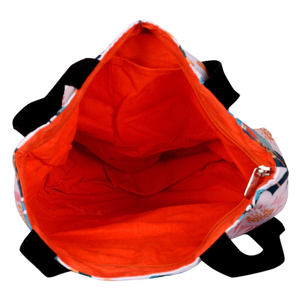 English Flower RPET Tote Bag