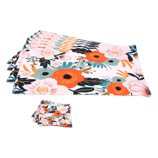 English Flower Table Mat Set of 6
