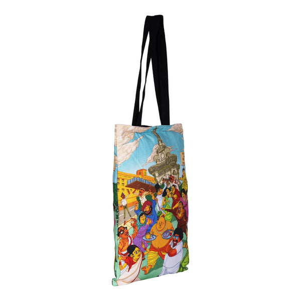 Fountain Cotton Tote Bag