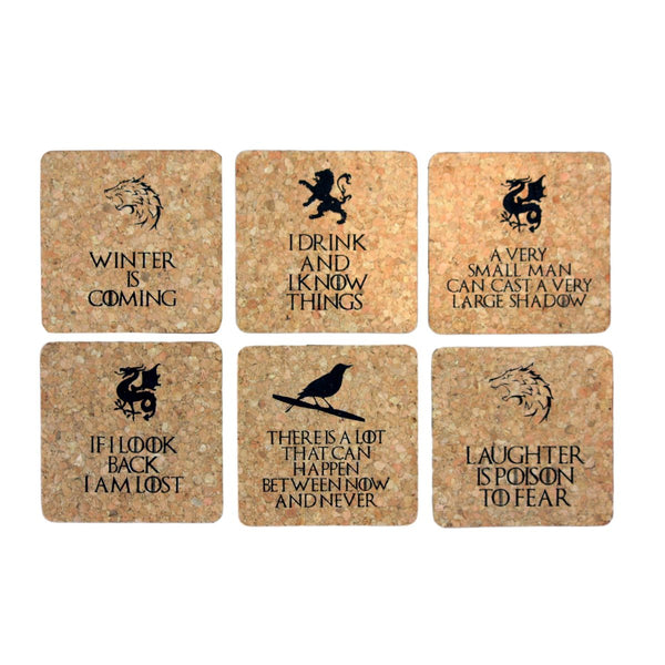 GOT FUN Cork Coaster Set