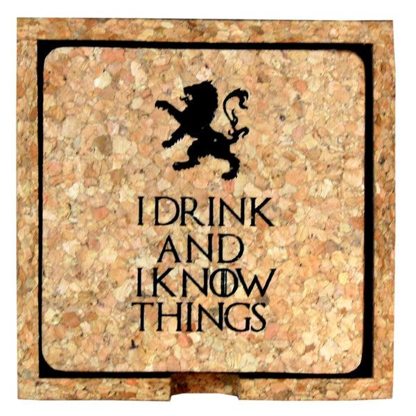 GOT FUN Cork Coaster Set