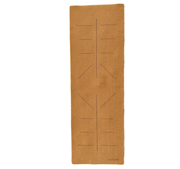 Stance Marking Cork Yoga Mat