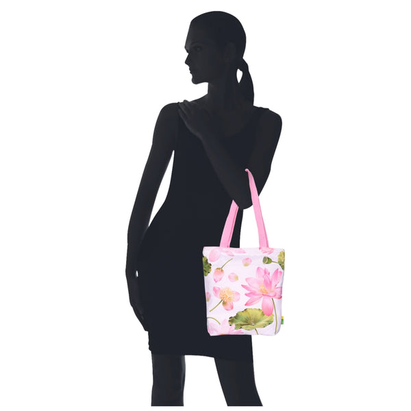 Lotus Flower RPET Tote Bag