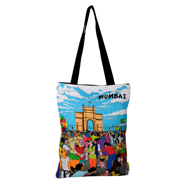 Small Aamchi Mumbai Gateway Cotton Bag