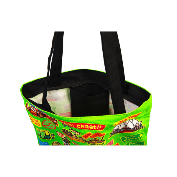 Small Coloured Delhi Cotton Bag