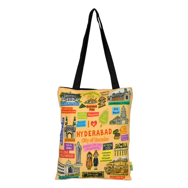 Small Coloured Hyderabad Cotton Bag