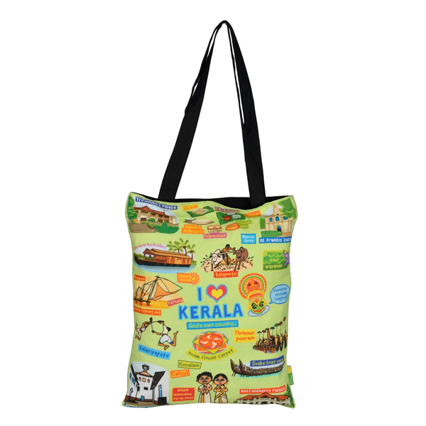 Small Coloured Kerala Cotton Bag