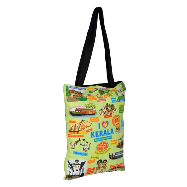 Small Coloured Kerala Cotton Bag