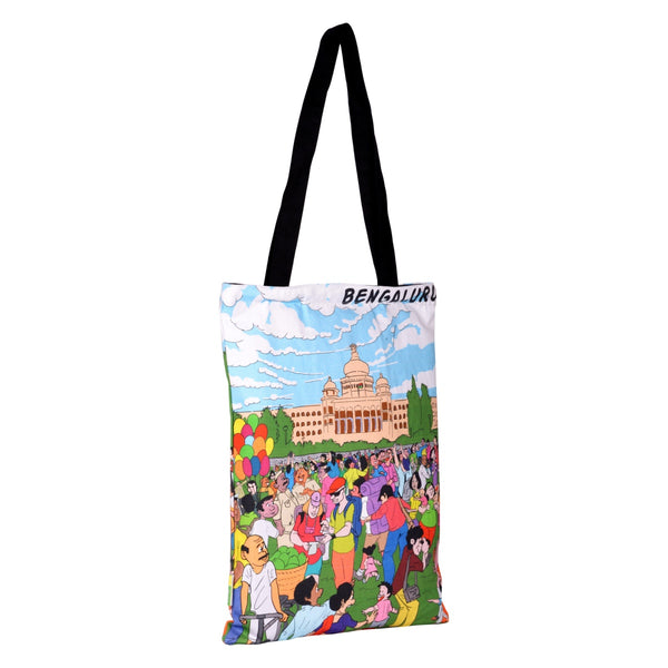 Small Namma Bengaluru Vidhan Soudha Cotton Bag