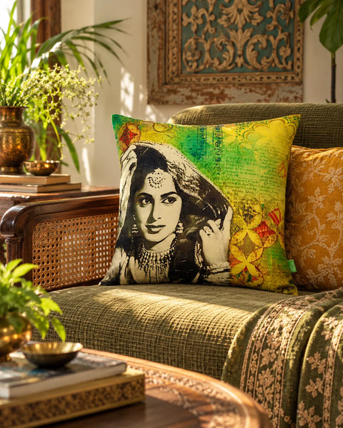Waheeda Rehman Tribute Cushion Cover