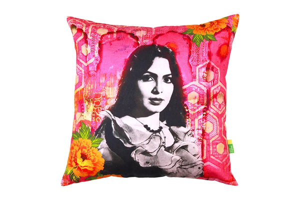 Parveen Babi Tribute Cushion Cover