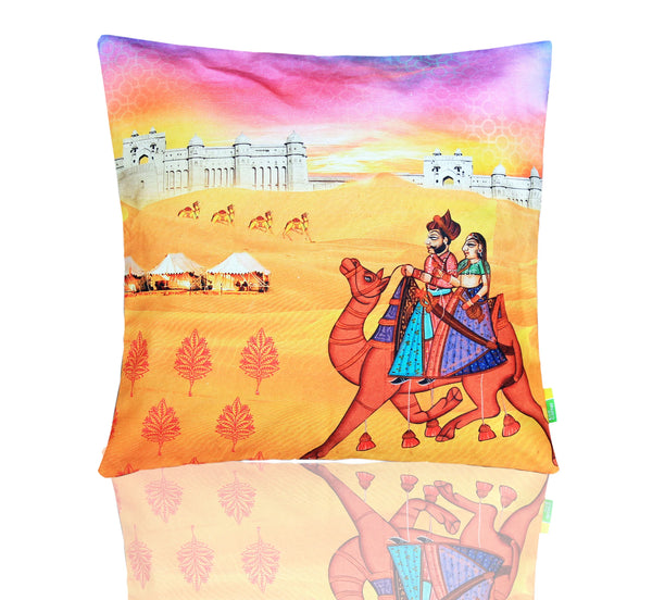 Indian Art Camel Cushion Cover