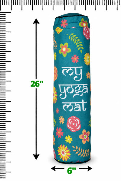 Floral Yoga Mat Bag