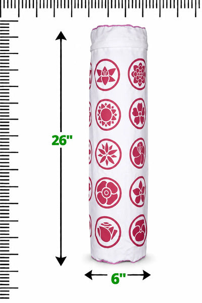 Floral Icons Yoga Mat Bag