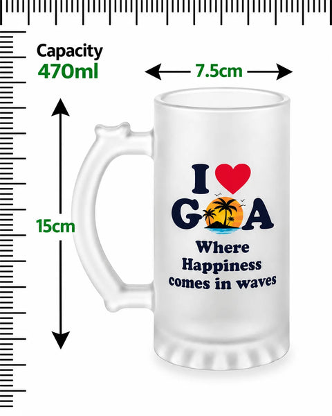 Goa Vibes Beer Mug