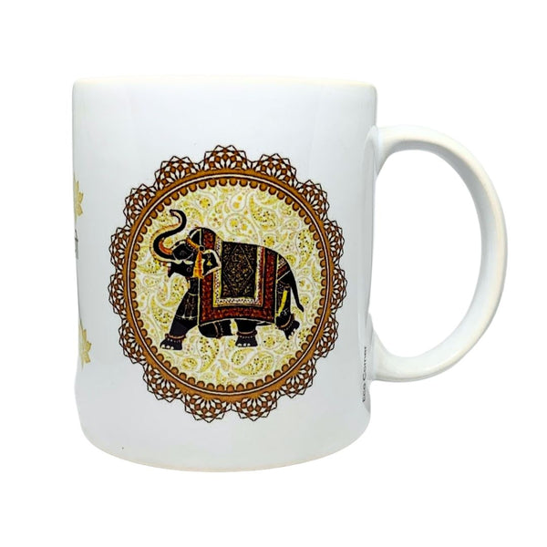 Indian Elephant Ceramic Mug