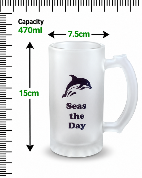 Goa Seas the Day Beer Mug