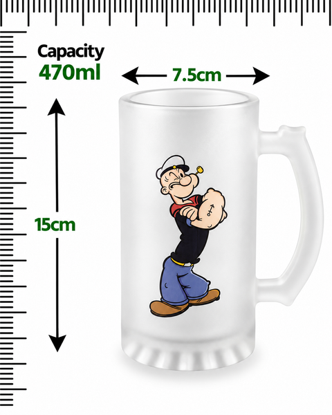 I Yam Popeye Beer Mug
