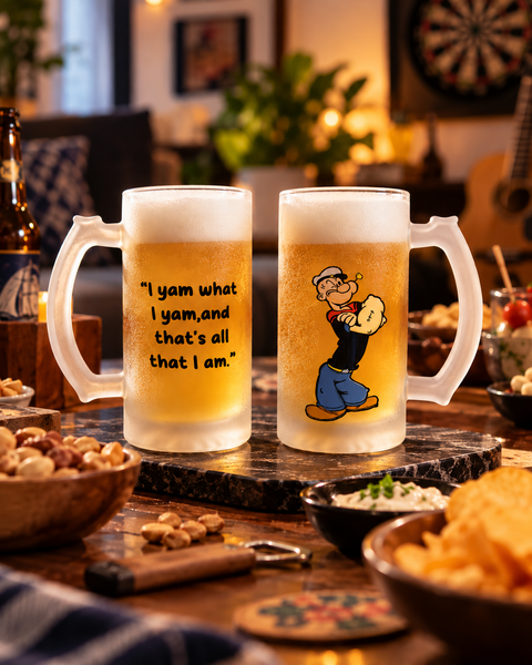 I Yam Popeye Beer Mug