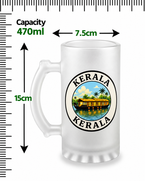 Kerala Vibe Houseboat Beer Mug