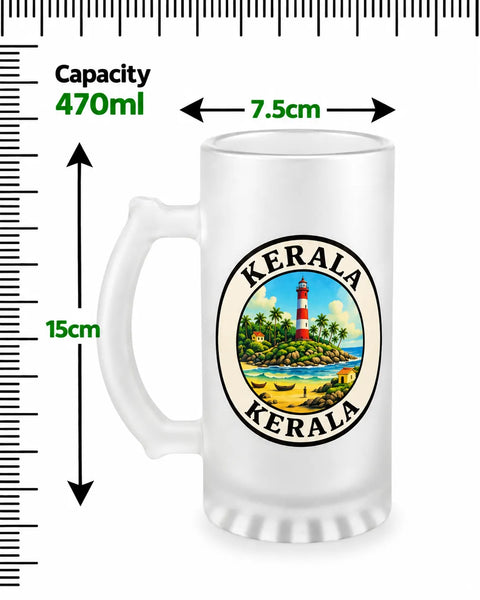 Kerala Vibe Kovalam Beer Mug