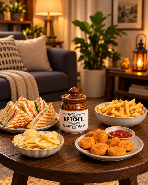 Ketchup Ceramic Jar