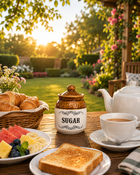 Sugar Ceramic Jar