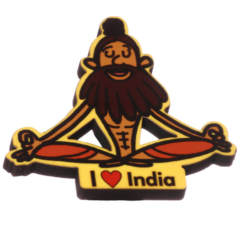 Indian Yogi Magnet