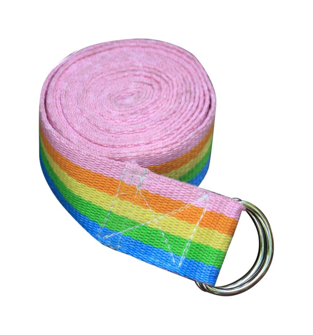 Rainbow Yoga Asana Cotton Strap