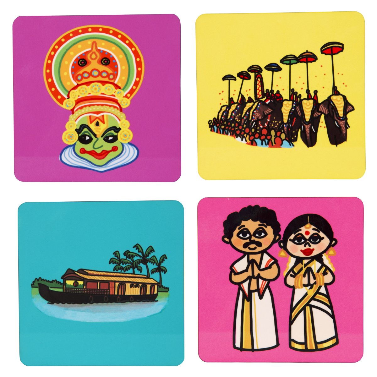 Kerala Coaster Set of 4