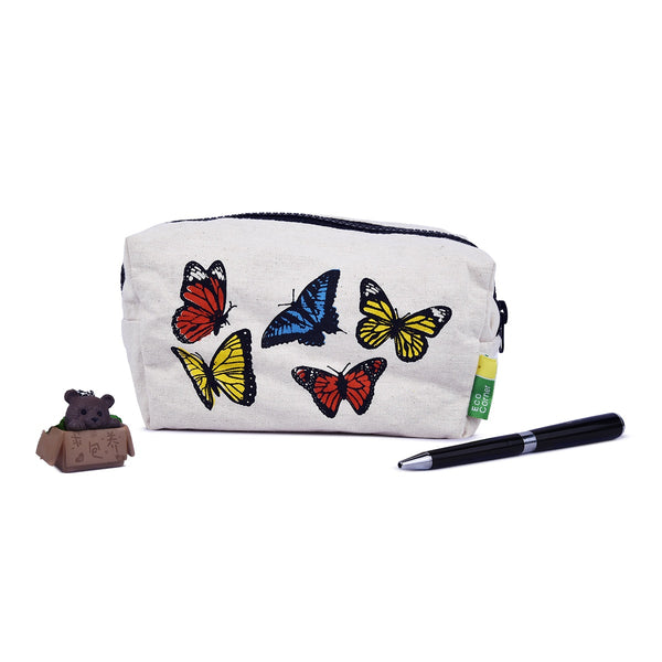 Butterfly Canvas Pouch