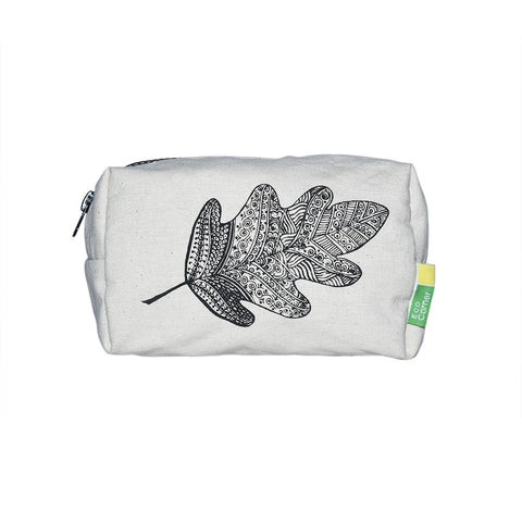 Leaf Canvas Pouch