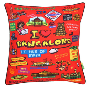 Coloured Bangalore Cushion Cover