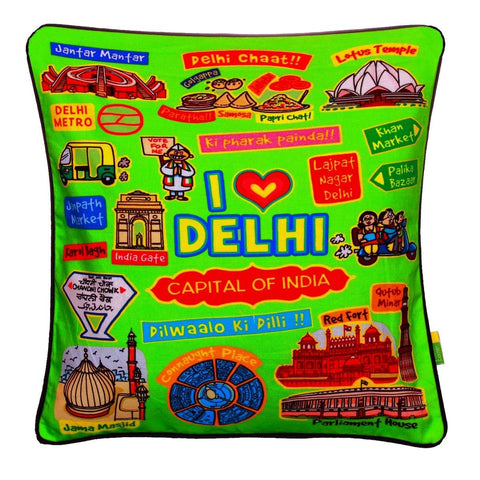 Delhi Coloured Cushion Cover