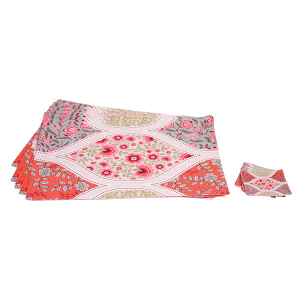 Floral Table Mat Set of 6