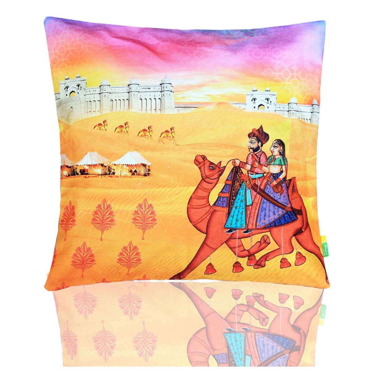 Indian Art Camel Cushion Cover